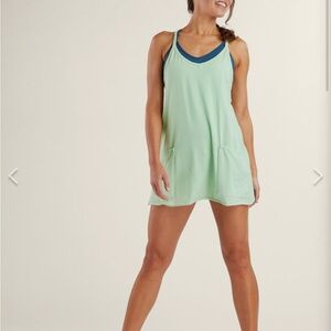 Free People Hot Shot Athletic Dress Mint Green